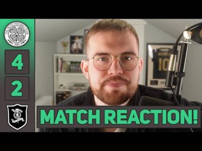 ALMOST MAEDA MEAL OF THAT! (lol) | Celtic 4-2 Livi | MATCH REACTION!