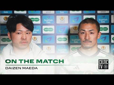 Daizen Maeda On The Match | Celtic 4-2 Livingston | Maeda Scores HAT-TRICK on 100th Appearance!