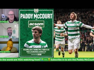 Win Tickets for Paddy McCourt Event – The Cult Hero Returns!