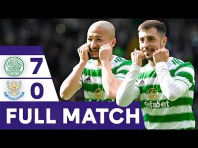 SEVEN Goals Scored In Dominant Celtic Win | Celtic 7-0 St. Johnstone | Full Match Replay