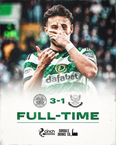 Celtic go top after convincing win over St Johnstone