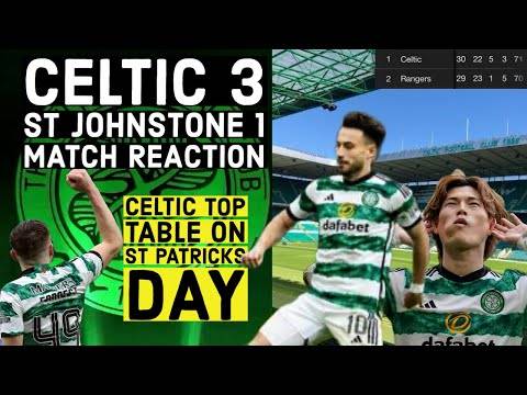 Celtic 3-1 St Johnstone match preview and much more