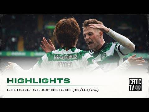 Match Highlights | Celtic 3-1 St. Johnstone | Kyogo and Kuhn on form against the Saints!
