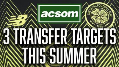 3 Transfer Targets Celtic Could Explore This Summer