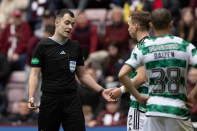 Referee surrounded by Celtic controversy in charge vs Livi