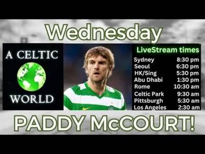 It’s Paddy McCourt! He Of The Magic Feet Pops In To Say Hello...