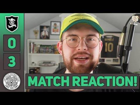 A LATE (and slightly tipsy) REACTION! | Livi 0-3 Celtic | MATCH REACTION!