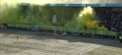 Photo: Green Brigade reveal title message to Celtic