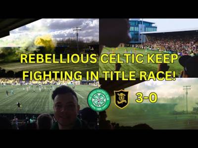 REBELLIOUS CELTIC KEEP FIGHTING IN TITLE RACE! | Livingston 0-3 Celtic