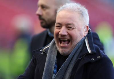 Ally McCoist walking away from Celtic’s visit to Ibrox on Sunday