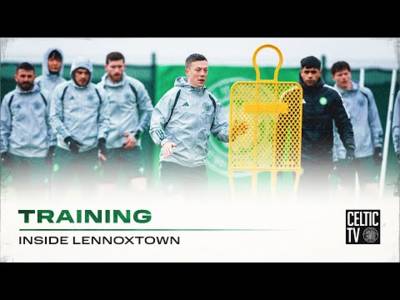 Celtic Training: The Bhoys prepare for Rangers at Ibrox on Sunday (05/04/24)
