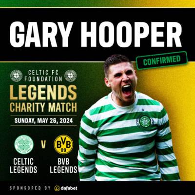Gary Hooper: I can’t wait to pull on the Hoops at Paradise again for Legends Charity Match