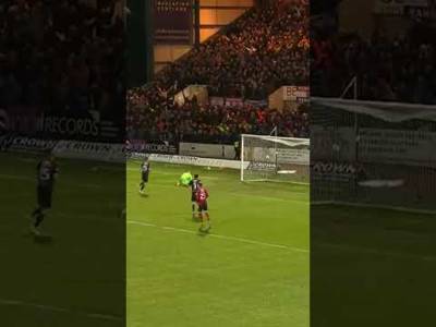 Sam Lammers rockets long range strike in off the crossbar #shorts #football