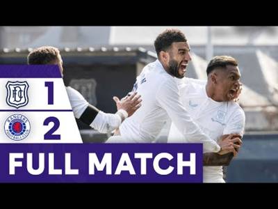 LAST GASP Goldson Winner Keeps Title Hopes Alive | Dundee 1-2 Rangers | Full Match Replay