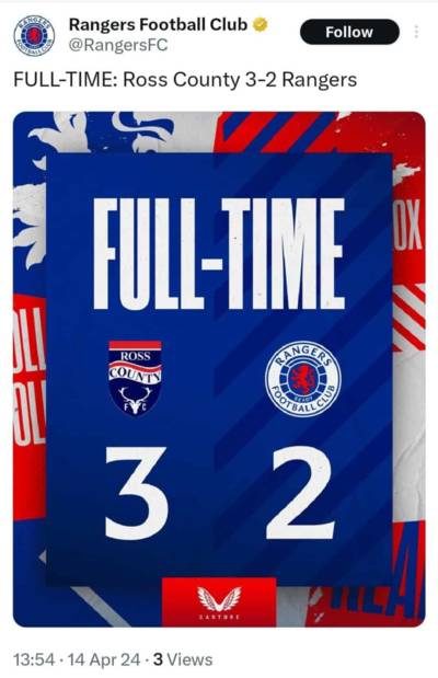 A moral defeat in Dingwall?