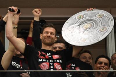 Leverkusen claim first ever German title as former Celtic star helps Xavi Alonso make history