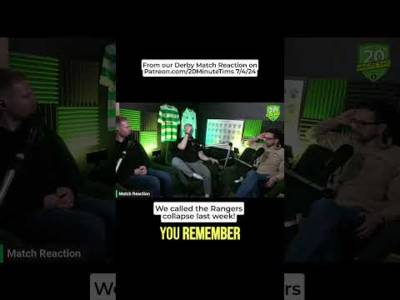 We called the Rangers collapse!