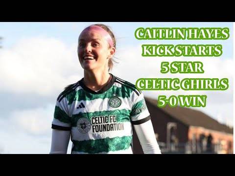 5 Star Celtic Ghirls Thrash Jags 5-0 in SWPL (David 67 edited highlights included)