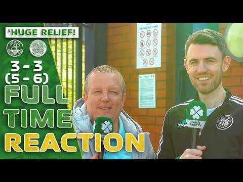 Aberdeen 3-3 Celtic (5-6) Full-Time Reaction