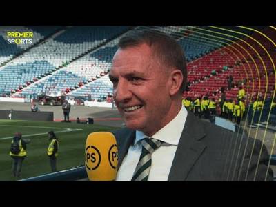 Brendan Rodgers reacts to Celtic’s dramatic Scottish Cup Semi-Final win over Aberdeen