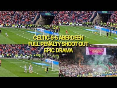 Epic Drama / Celtic 6-5 Aberdeen Penalty Shoot Out / Scottish Cup Semi Final
