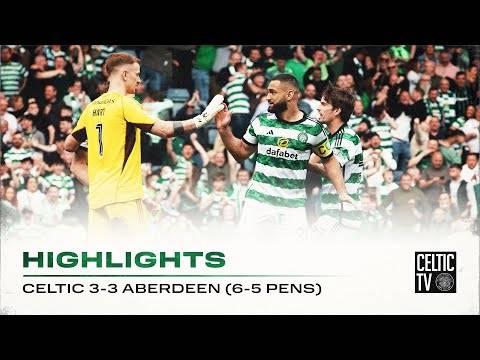 Highlights | Celtic 3-3 Aberdeen (6-5 pens) | The Hoops book another Scottish Cup Final at Hampden