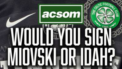 If Miovski & Idah Are Available for a Similar Fee, Which Striker Would You Sign for Celtic?