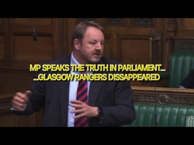 Glasgow Rangers Dissappeared All Together / Politician Speaks the Truth in Parliament
