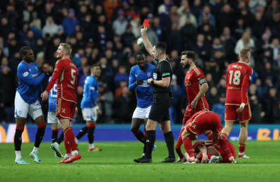 Who is the Scottish Premiership’s dirtiest team? Rangers and Celtic ranked against rivals by yellow and red cards