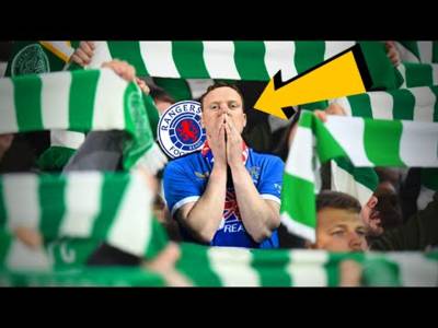I found a RANGERS FAN in the CELTIC END
