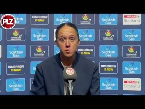 Jo Potter delighted with victory over Celtic at Hampden.