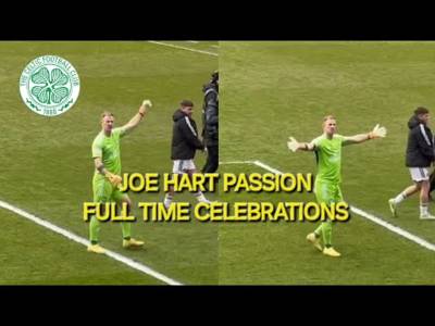 Joe Hart Celtic Passion!!! Full Time Celtic 2-1 Dundee