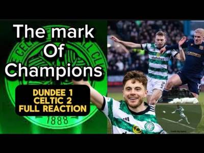 Job done v Dundee, Hearts up next as hoops 3 wins from title
