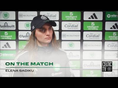 Elena Sadiku On The Match | Celtic FC Women 2-2 Glasgow City