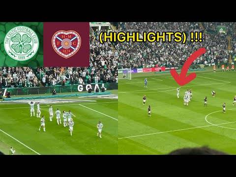 Crazy Atmosphere!!! Celtic V Hearts 3-0 (Highlights)
