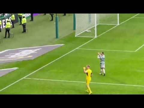 Joe and the Celtic fans today