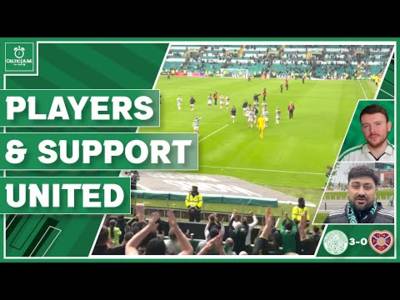 The Celtic players and support are united as Rodgers gets a reaction from across the city