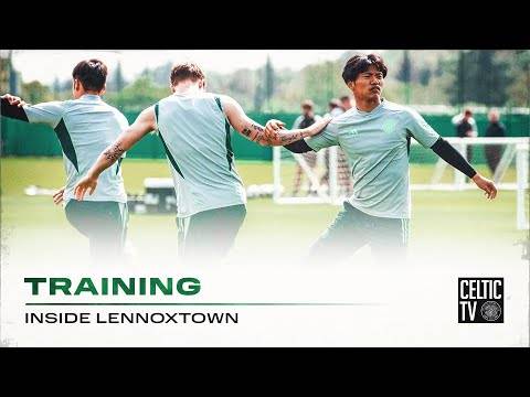 Celtic Training: The Bhoys prepare for tomorrow’s Glasgow Derby at Paradise!