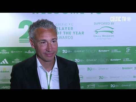 2024 Celtic Player of the Year Awards | Henrik Larsson wins Outstandin Contribution Award