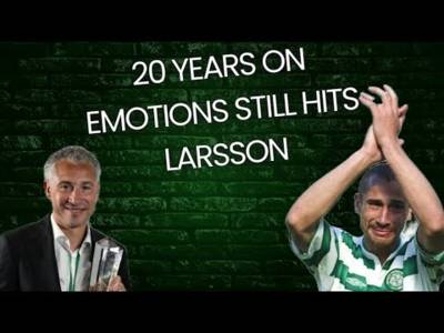 20 Years on! Henrik Larsson Crys to the Celtic Fans | Final Game Interview for Celtic
