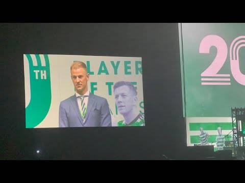 EMOTIONAL JOE HART LOST FOR WORDS &ndash; 20th CELTIC PLAYER OF THE YEAR AWARDS
