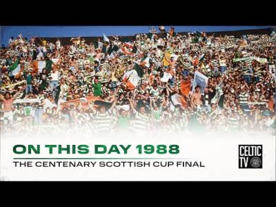 On This Day 1988 | Celtic 2-1 Dundee United | The Centenary Scottish Cup final