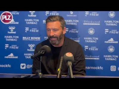 Derek McInnes irked at referee Don Robertson in build-up to Celtic’s opener.