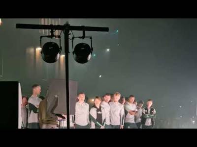 Rare!!! James Forrest Speech Outside Stadium / Fans Sing His Name