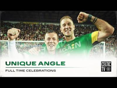 Unique Angle | Celebrations at Rugby Park & back at Paradise! | Celtic are Three-In-A-Row Champions!
