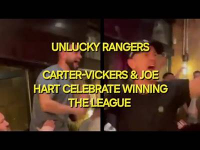 “Unlucky Rangers” Carter-Vickers & Joe Hart Celebrate Winning the League