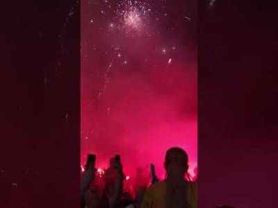 WHEN THE CHAMPIONS GOT ON STAGE LAST NIGHT AT CELTIC PARK #celticfc #threeinarow