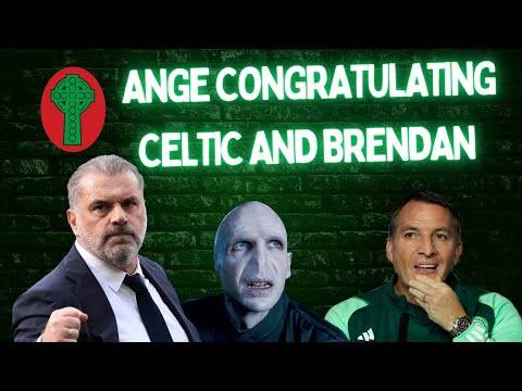 Ange Postecoglou Congratulates Celtic & Brendan Rodgers on Winning the League!