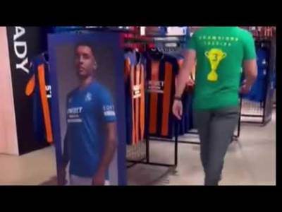 Celtic Fan Walks Into Rangers Store | Have You Got Any Champions Flags??