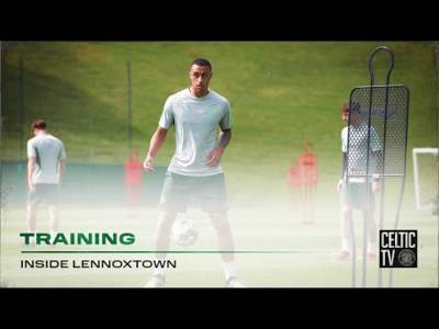 Inside Lennoxtown | Celtic Training ahead of Trophy Day Celebrations at Paradise!
